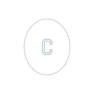 a black background with the letter c in it at The Chesterfield Apartments